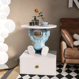 Animal Shape Tip Resistant Wood Storage Kids Nightstand Image - 6