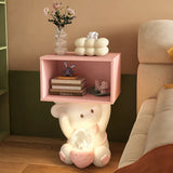 Animals Resin Wood Tip Resistant Light Kids Nightstand Image - 2