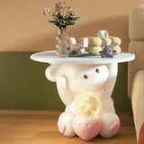 Animals Resin Wood Tip Resistant Light Kids Nightstand Image - 5