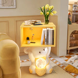 Animals Resin Wood Tip Resistant Light Kids Nightstand Image - 8