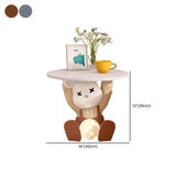 Animals Theme Kids Resin Wood Nightstand with Lights #size