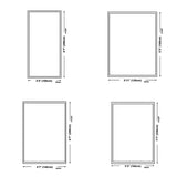 Anti-Slip Design Abstract White Rectangular Area Rug Image - 12