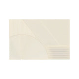 Anti-Slip Design Abstract White Rectangular Area Rug Image - 8