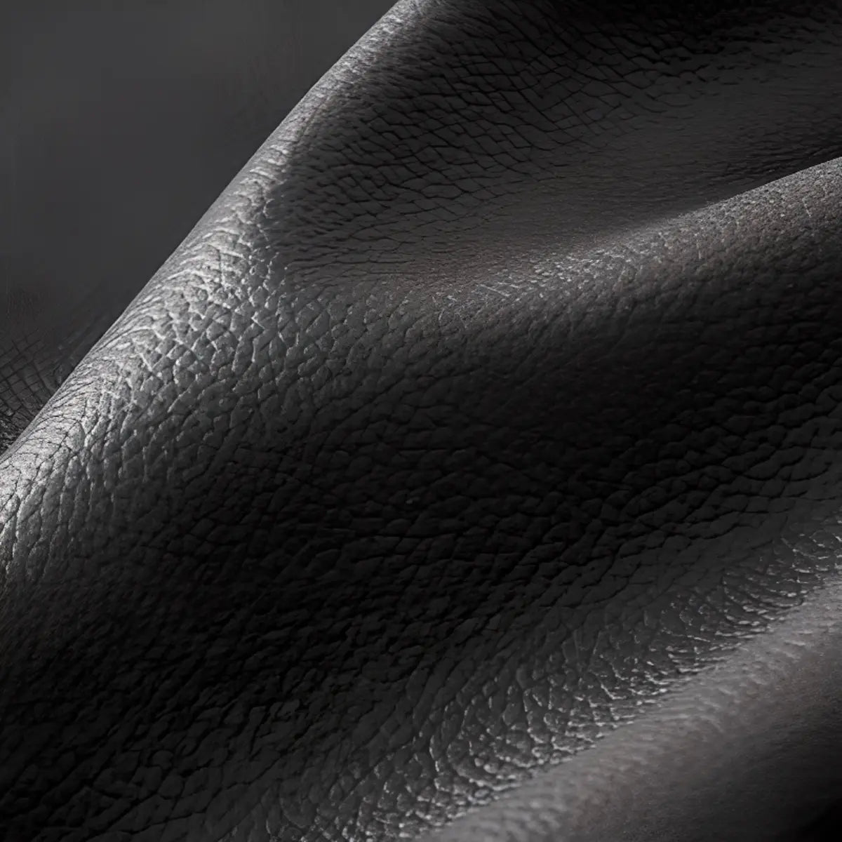 Antimicrobial Waterproof Leather Black 3 Seater Sofa Image - 4