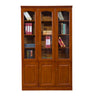 Antique Glass Doors Wood Barrister Storage Bookcase Image - 16