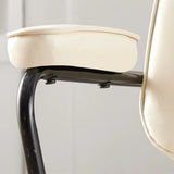 Apricot Modern Swivel Leather Adjustable Office Chair Image - 10