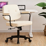 Apricot Modern Swivel Leather Adjustable Office Chair Image - 7