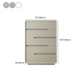 Apricot Wood Dresser with Soft-Close Drawers Image - 34