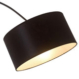 Arched Drum Shade Modern Adjustable Metal Floor Lamp Image - 8