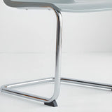 Armless Backrest Cantilever Dining Chair Multi-Color Image - 15