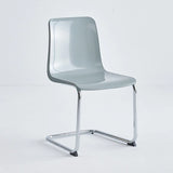 Armless Backrest Cantilever Dining Chair Multi-Color Image - 5