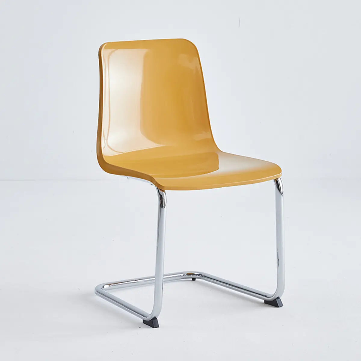 Armless Backrest Cantilever Dining Chair Multi-Color Image - 7