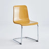 Armless Backrest Cantilever Dining Chair Multi-Color Image - 7