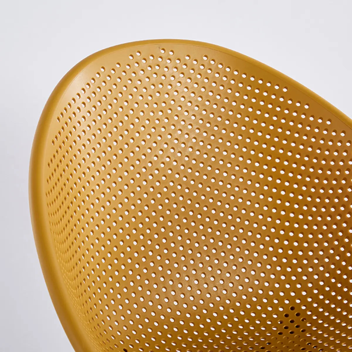 Art Deco Green and Yellow Round Synthetic Office Chair Image - 11