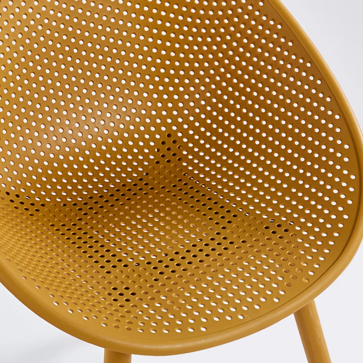 Art Deco Green and Yellow Round Synthetic Office Chair Image - 12