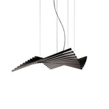 Art-Inspired Fishbone LED Dining Room Pendant Light Image - 5