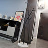 Artistic Branch Gold Metal Entryway Freestanding Coat Rack Image - 15