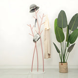 Artistic Branch Gold Metal Entryway Freestanding Coat Rack Image - 5