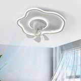 Artistic Cloud-Shaped Ceiling Fan with LED Lighting Image - 7