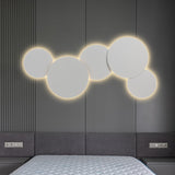 Artistic Geometric Circle LED Wall Light Image - 3