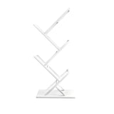 Artistic Geometric Iron Vertical Open Shelves Bookshelf Image - 26