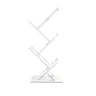 Artistic Geometric Iron Vertical Open Shelves Bookshelf Image - 26