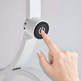 Artistic Modern Stacked Ring LED Bedside Floor Lamp Image - 6