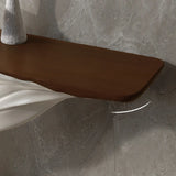 Artistic Rectangular Fiberglass Stump Base Console Table Image - 6