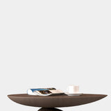 Artistic Sculptural Modern Abstract Base Oval Side Table Image - 10