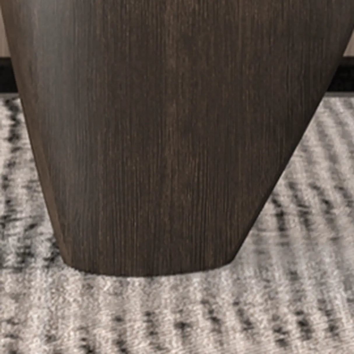 Artistic Sculptural Modern Abstract Base Oval Side Table Image - 11