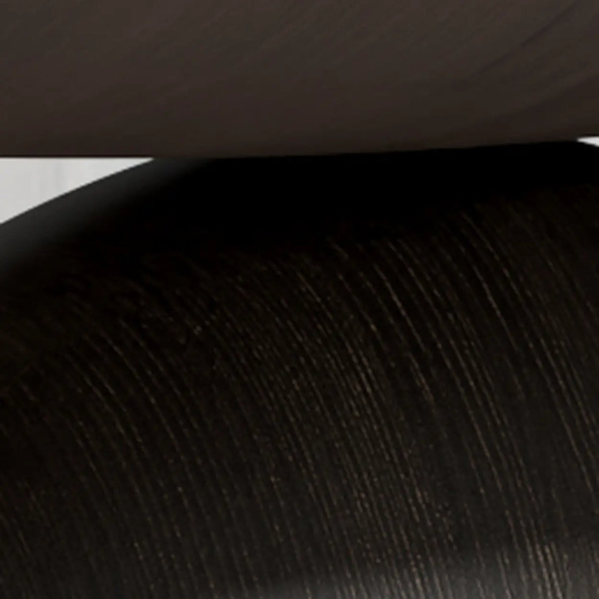 Artistic Sculptural Modern Abstract Base Oval Side Table Image - 4