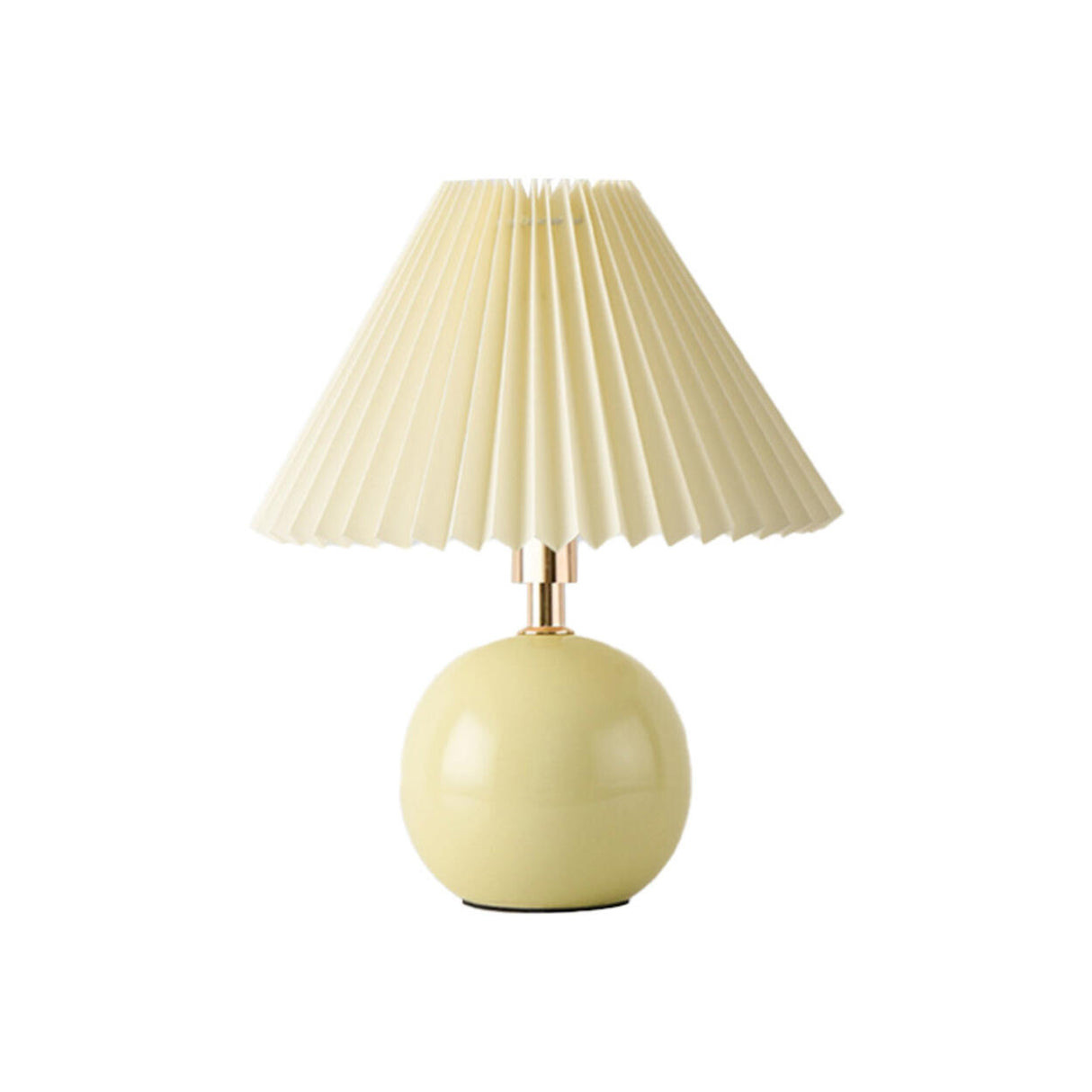 Artistic Spherical Ceramic Base Bedside Table Lamp Image - 5