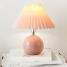 Artistic Spherical Ceramic Base Bedside Table Lamp Image - 8