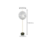 Artistic Spherical Glass PostKrisi F 64 Floor Lamp Image - 13