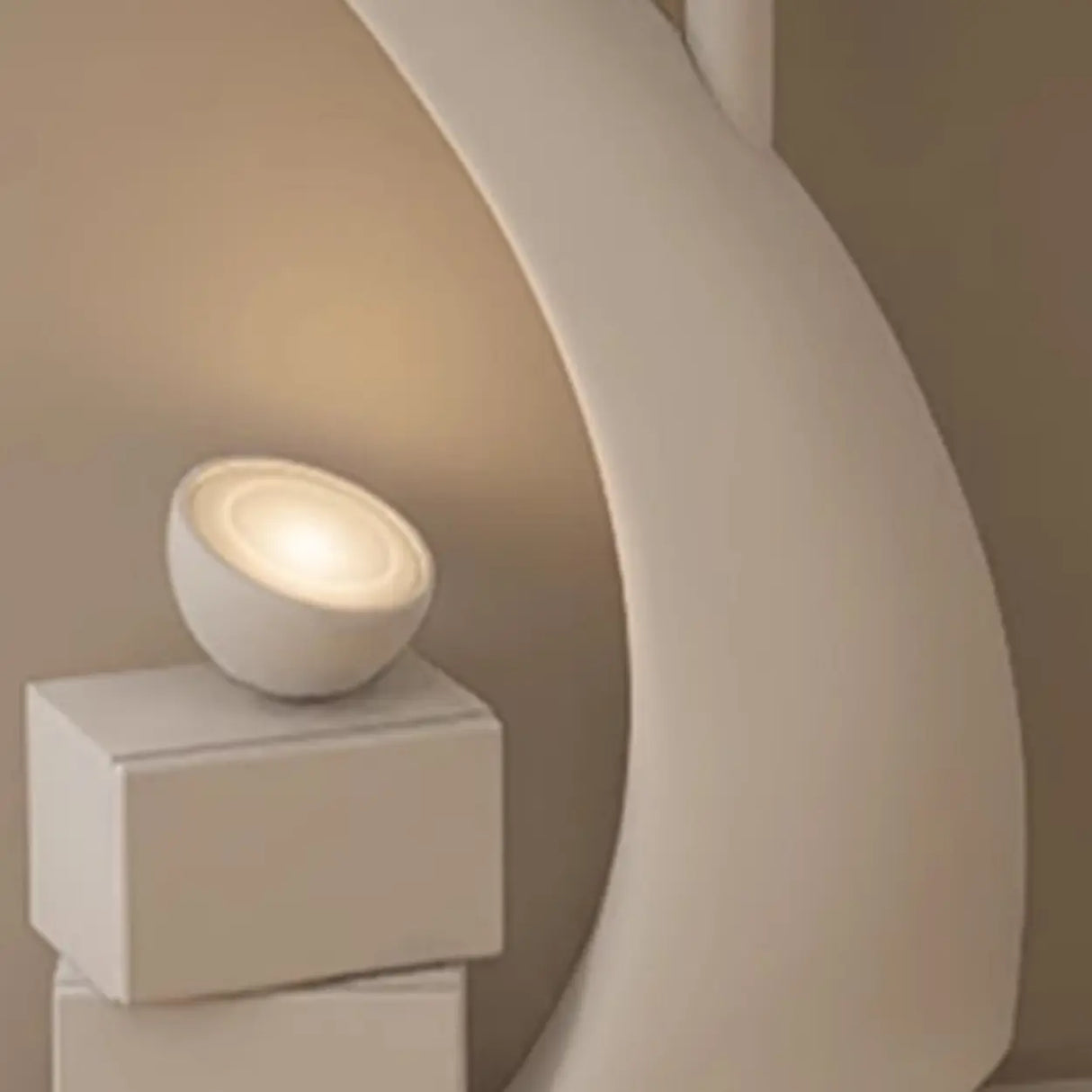 Artistic Stone White Abstract Base Narrow Console Table Image - 10