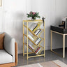 Artistic Tree Vertical Rectangular Open Metal Bookcase Image - 11