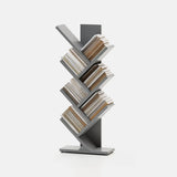 Artistic Vertical Rubberwood Branch Bookcase Black Image - 12