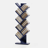 Artistic Vertical Rubberwood Branch Bookcase Black Image - 22