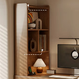 Auburn Finish Standard Wood Computer Desk with Drawers Image - 14