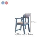 Timber Children Computer Desk with Chair, Peony/Azure Color, Container Storage, Shelf, and Drawer Image - 16