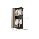 Back Plate Adjustable Metal Black Organizer Coat Rack Image - 21