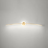 Bathroom Creative Minimalist Curved Strip Vanity Light Image - 7