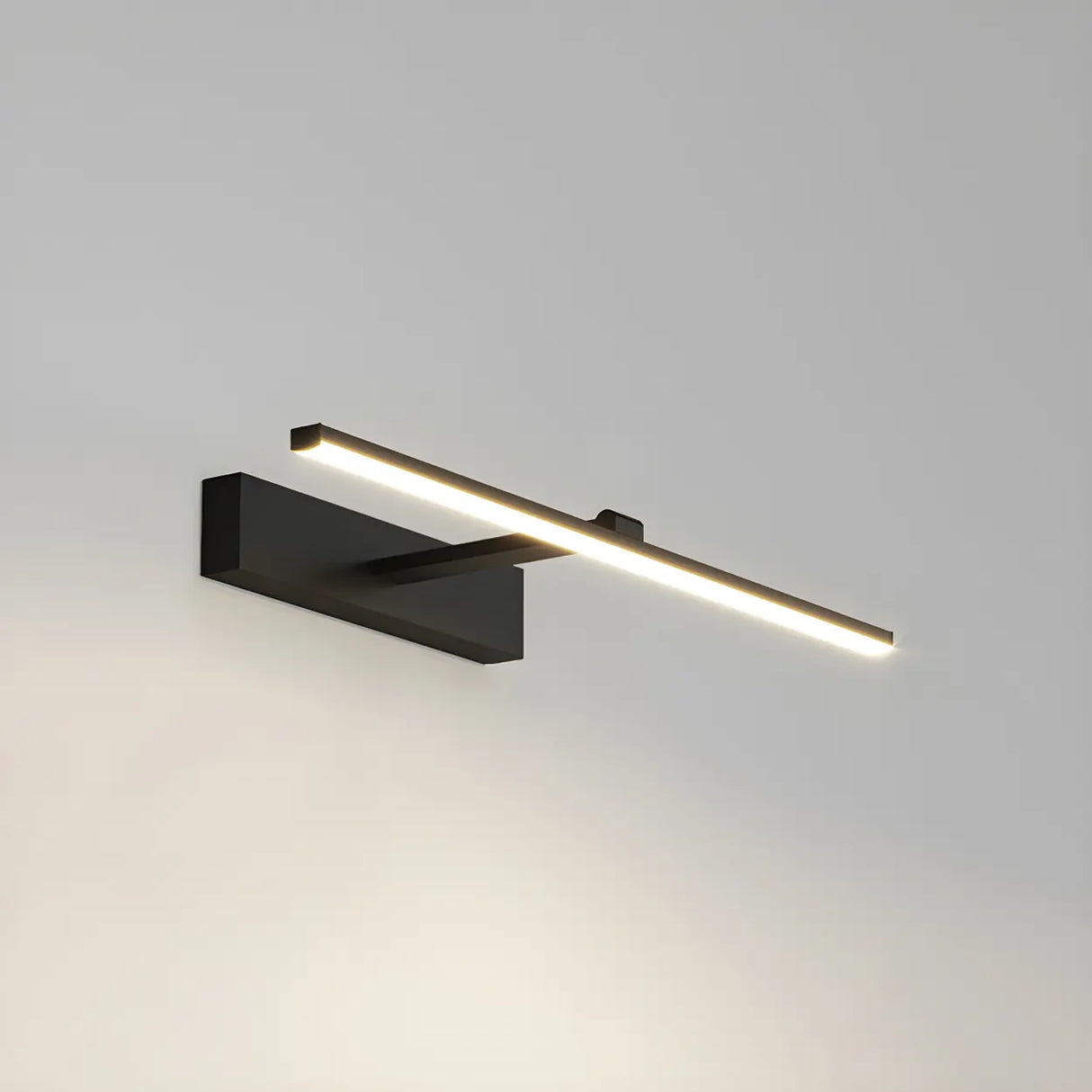 Bathroom Minimalist LED Strip Metal Wall Vanity Light Image - 19