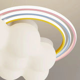 Bedroom Cloud Rainbow LED Flush Mount Ceiling Light Image - 4