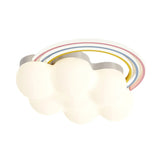 Bedroom Cloud Rainbow LED Flush Mount Ceiling Light Image - 5
