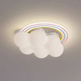 Bedroom Cloud Rainbow LED Flush Mount Ceiling Light Image - 6