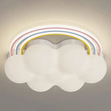 Bedroom Cloud Rainbow LED Flush Mount Ceiling Light Image - 7