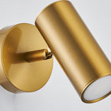 Bedroom Cylinder Adjustable Metal LED Wall Light Image - 12