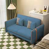 Bedroom Green Stain Resistant Loveseat with Pillow Image - 4