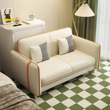 Bedroom Green Stain Resistant Loveseat with Pillow Image - 8
